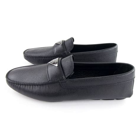 prada small saffiano leather gardener'|Prada saffiano leather loafer.